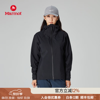 户外徒步：土拨鼠 女款户外徒步登山冲锋衣 纳吉斯GTX耐磨防水夹克 Nargis Jacket 黑色 M