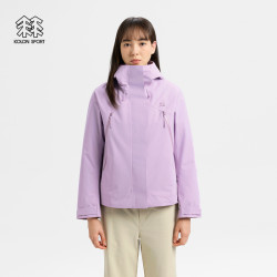 KOLON SPORT 冲锋衣防水IGNEST女羽绒服三合一