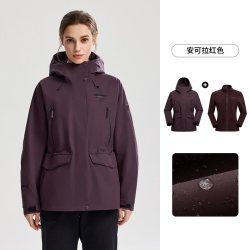 诺诗兰 秋冬男款抓绒户外女款三合一冲锋衣