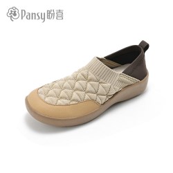 Pansy 盼喜日本女鞋一脚蹬轻便拇外翻踩跟两穿轻便舒适防滑鞋春款