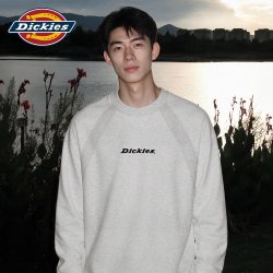 Dickies 长袖T恤2026秋季新款美式重磅解构拼接男士t恤休闲体恤衫