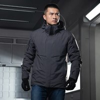 龙牙 雷神三合一冲锋衣五代加强版 防风 极夜黑 XS 165/88A 男士夹克