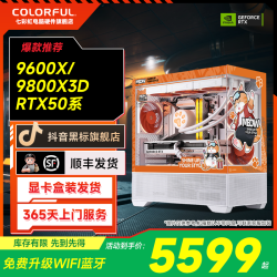 七彩虹 9600X/9800X3D/RTX5060/5060Ti游戏海景房主机