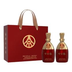 五粮浓香 五粮液 52度 浓香型白酒 500mL 两瓶 礼盒装
