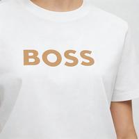 限尺码：BOSS 秋季短袖纯棉简约LOGO小码Y2K风女式t恤