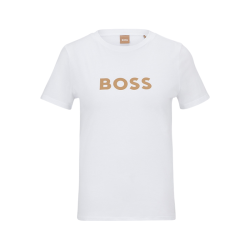 BOSS 女士纯棉短袖T恤