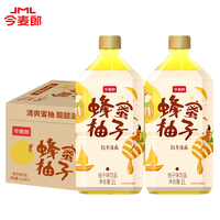 今麦郎 冰红茶绿茶蜂蜜柚子大瓶果味茶饮料1L*8瓶整箱装 蜂蜜柚子1L*8瓶