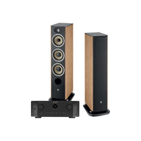 FOCAL 劲浪 VESTIA系列 vestia n4 2.0声道音响 黑色