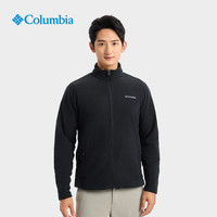 户外徒步：哥伦比亚 26秋冬新品哥伦比亚Columbia户外运动男保暖立领开衫抓绒衣EJ0027