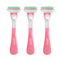 吉列 venus维纳斯芦荟脱毛刀敏感肌女士手动刮毛刀腋毛脱毛刀