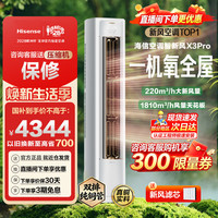海信 KFR-72LW/X300Pro-X1 新风AI省电 白色 3匹 立柜式空调