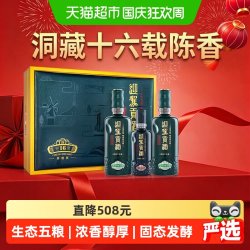 迎驾贡酒 洞藏9 浓香型白酒 52度 520ml*2+125ml 礼盒装