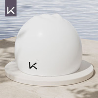 海边度假：Keep 硅胶防水护耳泳帽 象牙白