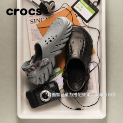 crocs 檀健次同款波波洞洞鞋|207937 黑色-001 43(270mm)