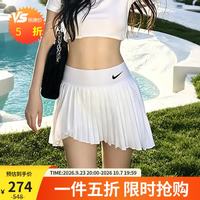 耐克 DR6850-100 速干 白色 L 运动短裙