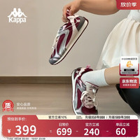 卡帕 女鞋轻岚运动鞋子秋季新款百搭休闲德训鞋朱草红37