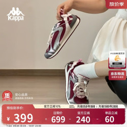 卡帕 女鞋轻岚运动鞋子秋季新款百搭休闲德训鞋朱草红37