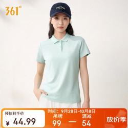 361° t恤女夏季新款运动polo衫速干休闲跑步健身短袖上衣662624111H-3