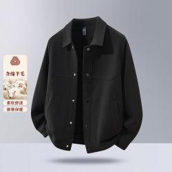 罗蒙 含羊毛 男士夹克