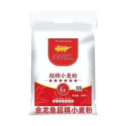 金龙鱼 六星10kg超精小麦粉高筋面粉营养优质精选麦芯日期新鲜