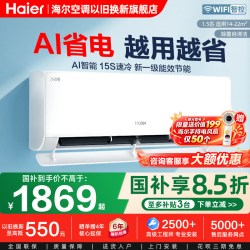 海尔 E1-1Plus 超一级能效 壁挂式空调
