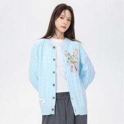 I.T it UDG开衫针织外套女初秋高级感麻花毛衣外穿学院风穿搭