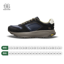 KOLON SPORT 户外休闲鞋耐磨V底男女厚底RETRO RUNNER通勤鞋