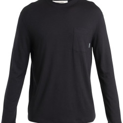 破冰者 150 Tech Lite III Merino Long Sleeve Relaxed Pocket T-Shirt - Men's