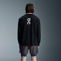 昂跑 Club Long-T 男款 Club 系列休闲长袖 T 恤 Black 黑色 M