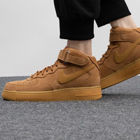 耐克 滔搏丨NIKE耐克男子AIR FORCE 1高帮小麦运动休闲鞋DJ9158-200