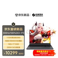 机械革命 蛟龙16Pro 2026款 16英寸 第八代锐龙版 灰色（锐龙R9-8945HX、RTX5060、16GB、1TB、2560*1600、180Hz）