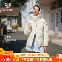 坦博尔 680蓬松 短款羽绒服 TB5530362D 知春米