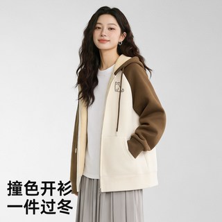 雪中飞 女士加绒加厚卫衣