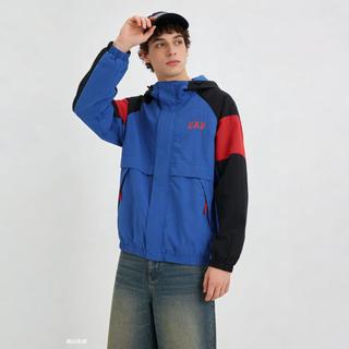 Gap 盖璞 722859 印花logo撞色连帽外套