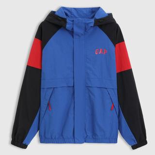 Gap 盖璞 722859 印花logo撞色连帽外套