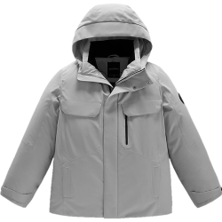 太平鸟 男装冬款连帽工装防寒服羽绒服