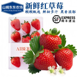 山姆东东农场红草莓 白草莓 O农残大草莓新鲜水果四季草莓 中秋团购礼 1盒红草莓XL果