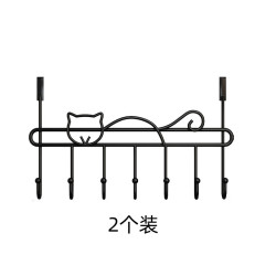 猫型免打孔门后挂钩