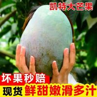 百亿补贴：蘑菇姐姐 云南凯特芒果新鲜水果应季水果净重5.5斤批发包邮
