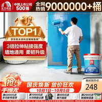 东方雨虹 200彩色柔韧型 厨房卫生间防水涂料 墙地面通用18kg