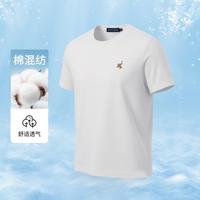 POLOVILLAE 夏季圆领衫男士T恤短袖衫透气舒适t恤