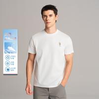 U.S. POLO ASSN. 夏季男士圆领舒适短袖上衣大众休闲遮热透气男式T恤