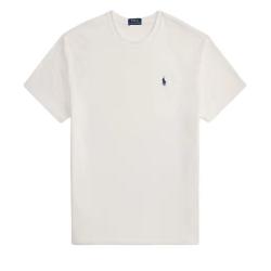 拉夫劳伦 POLO RALPH LAUREN 拉夫劳伦男款短袖T恤 毛圈布纯色圆领小马刺绣上衣