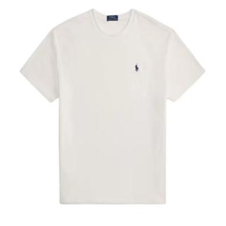 限尺码：拉夫劳伦 POLO RALPH LAUREN 拉夫劳伦男款短袖T恤 毛圈布纯色圆领小马刺绣上衣