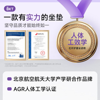 BKT 人体工学护腰坐垫 北欧蓝 超大款