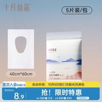 十月结晶 一次性马桶垫5片旅行粘贴旅游酒店产妇隔水马桶垫便携5片