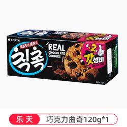 乐天 韩国进口乐天巧克力味曲奇饼干夹心早餐网红休闲儿童零食