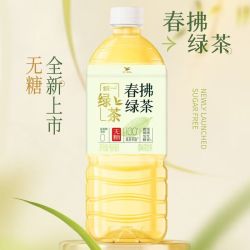 统一 绿茶春拂焙茶春拂绿茶900ml*8瓶整箱真茶萃取无糖原味茶饮料
