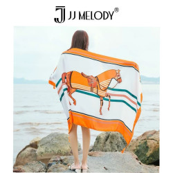 JJ MelodyJZ180-333优雅百搭旅游丝巾180*100左右 Y