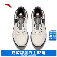 安踏 PG7丨神行13pro丨缓震慢跑鞋子软底旋扣运动鞋新款男综训鞋 泥沙灰/焦烬灰-3 41 (男8)